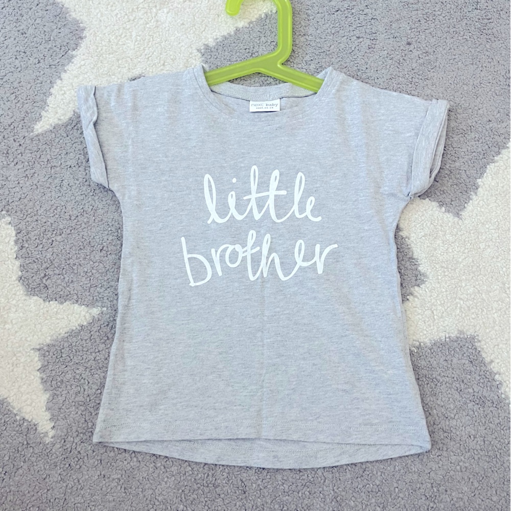 NEXT “little brother” tshirt size 12-18 months